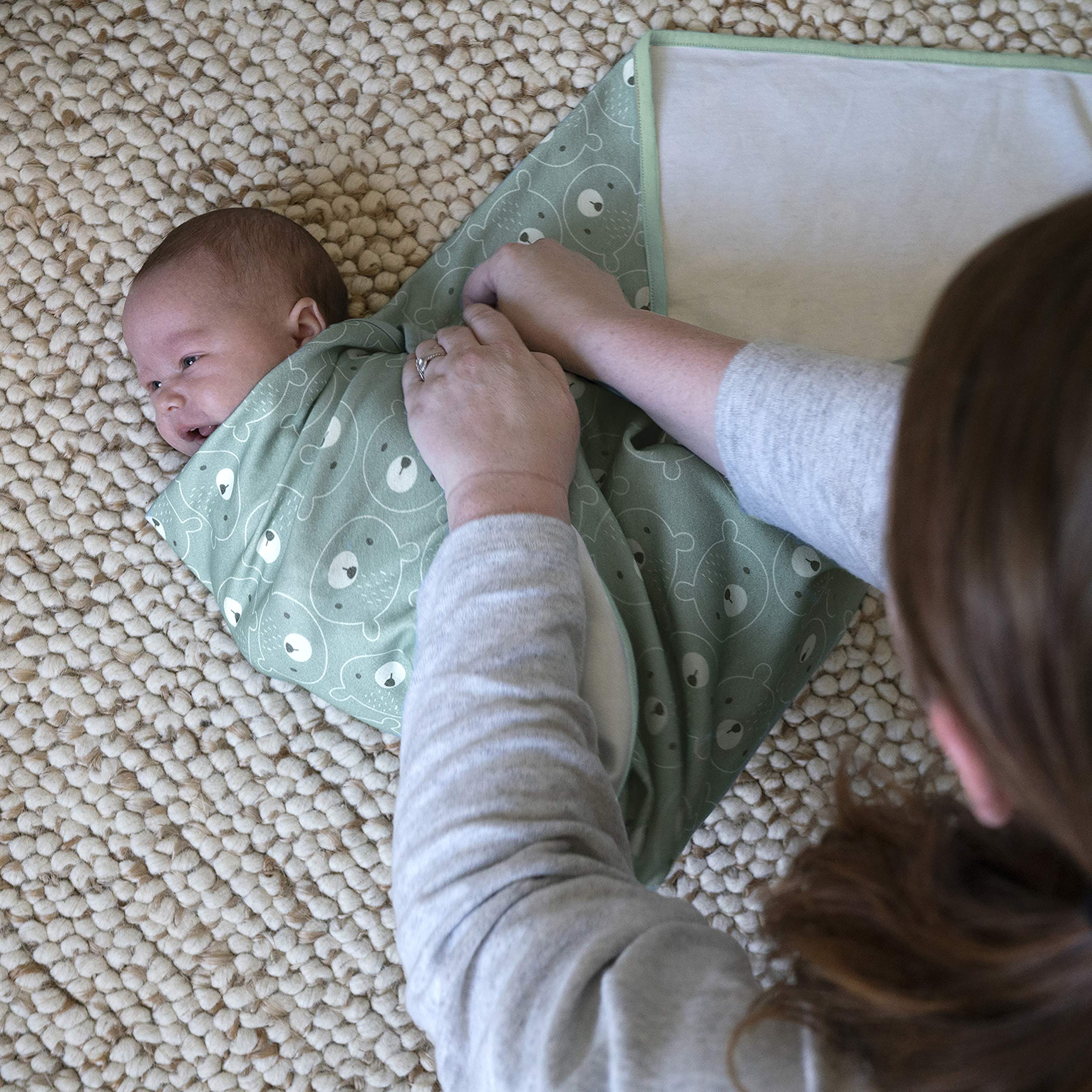 Ingenuity Naps & Nights 2-Pack Multi-Use Infant Swaddle Blanket Set - Kodi - Image 3